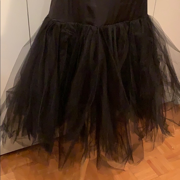 Vintage full black tulle skirt - Picture 3 of 4